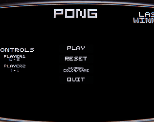 Pong StudyProject
